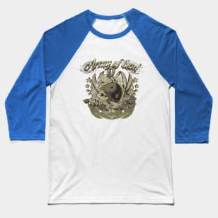 army of god soldier skull crest emblem Baseball T-Shirt